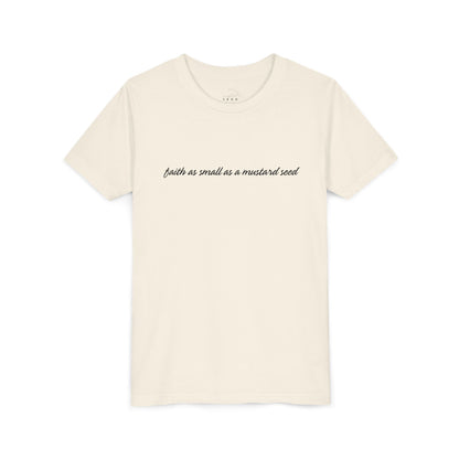kid's faith as small as a mustard seed word // unisex