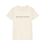kid's faith as small as a mustard seed word // unisex