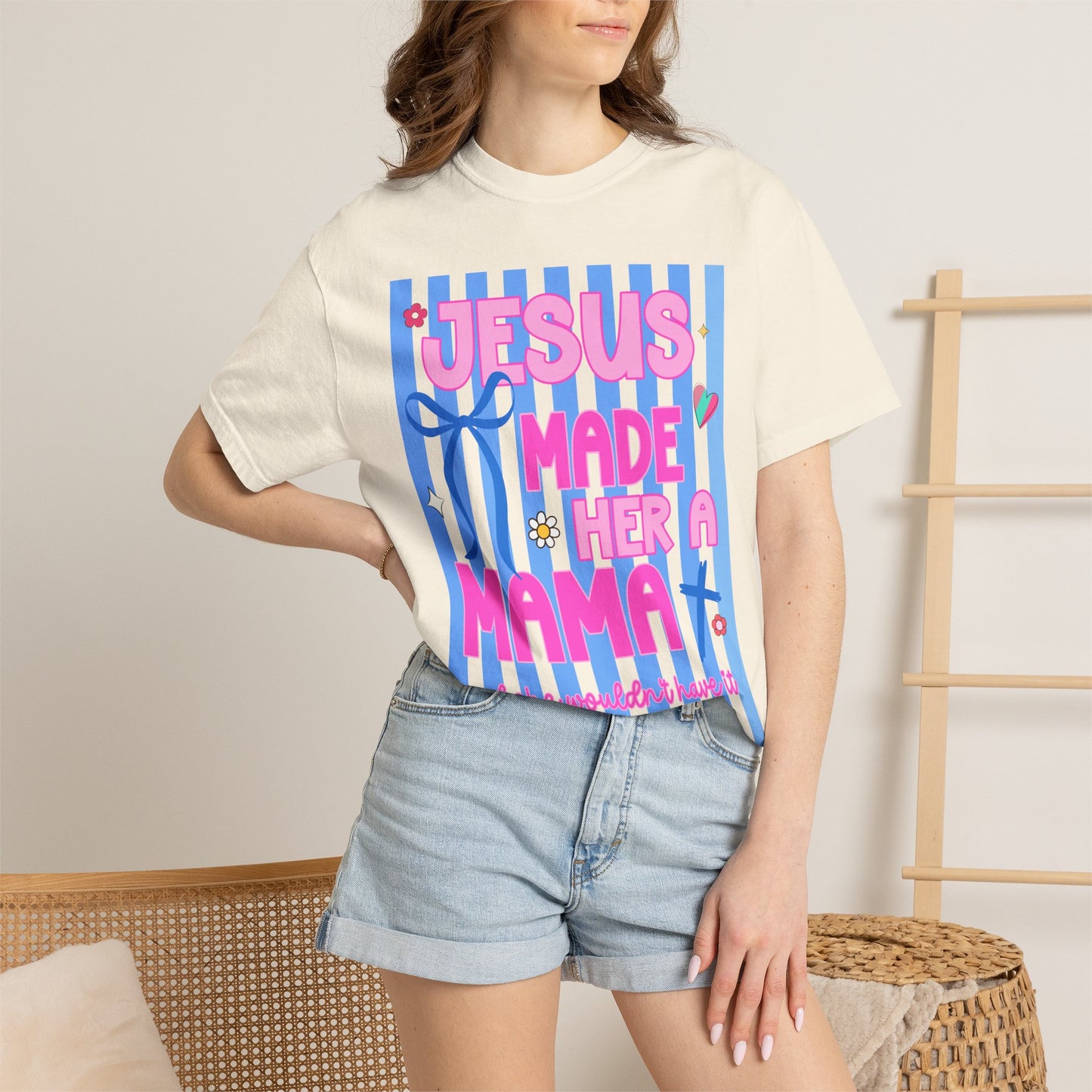 Jesus Made Her a Mama T-Shirt