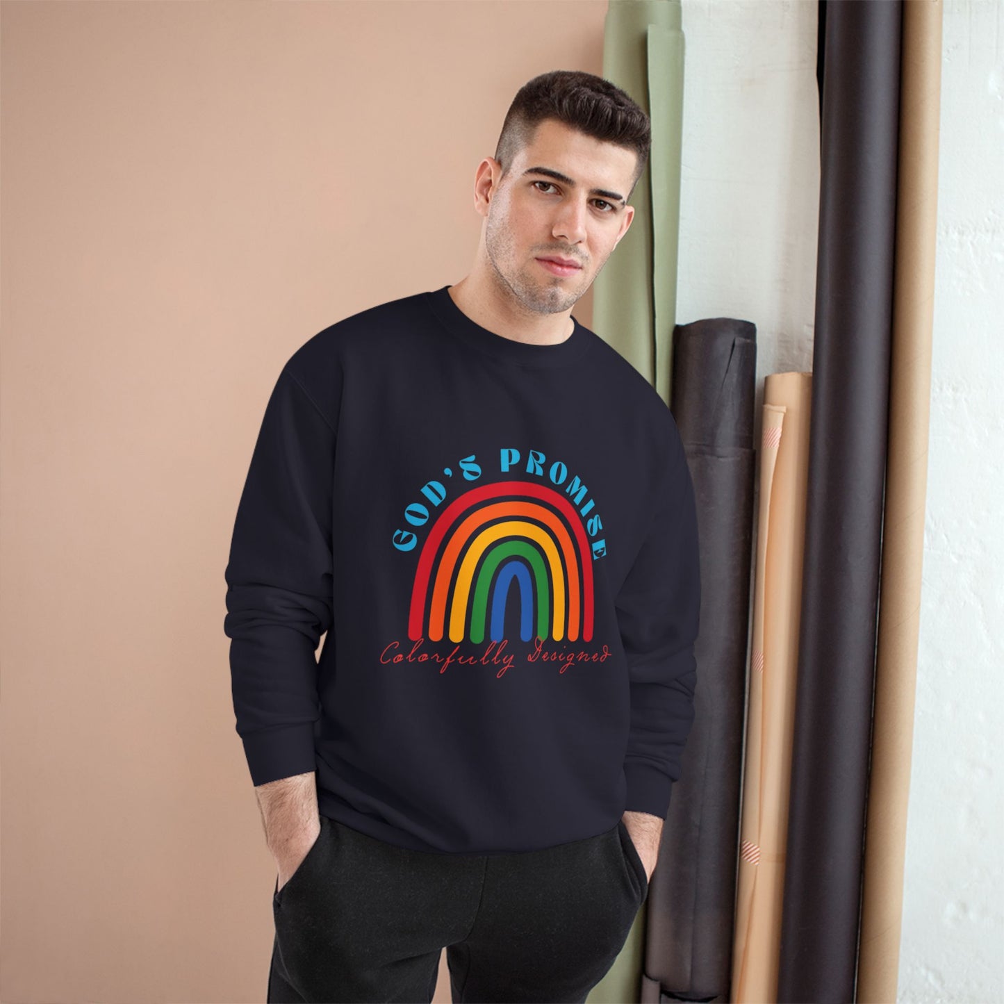 Rainbow Promise Champion Sweatshirt // unisex