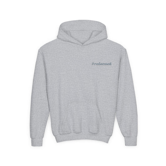 kid's #redeemed embroidered hoodie // unisex