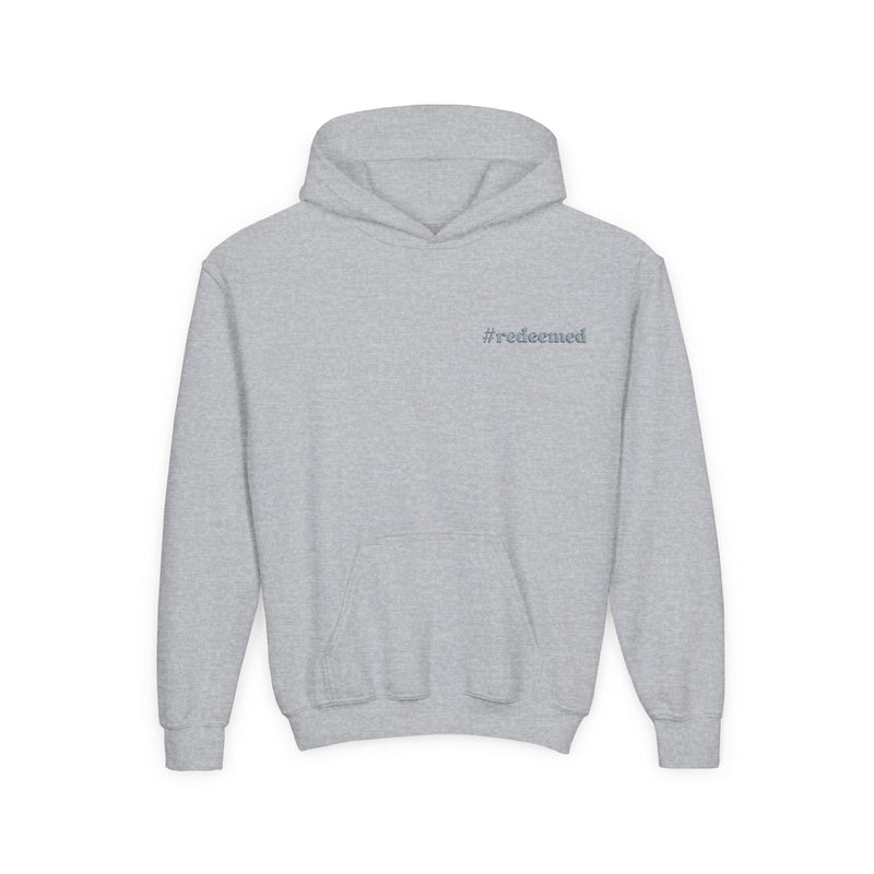 kid's #redeemed embroidered hoodie // unisex
