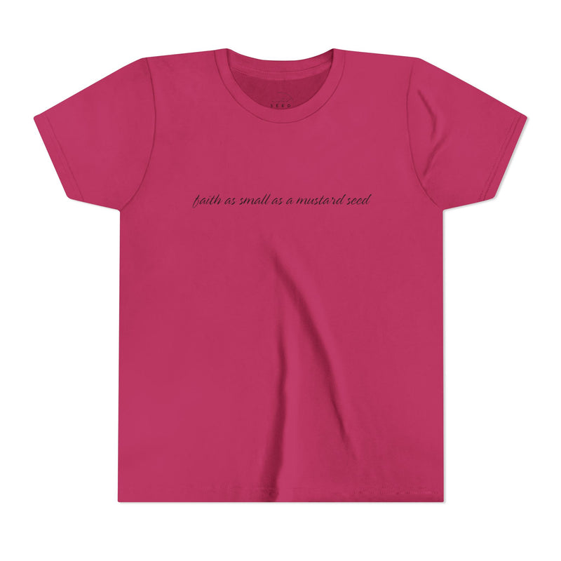 kid's faith as small as a mustard seed word // unisex