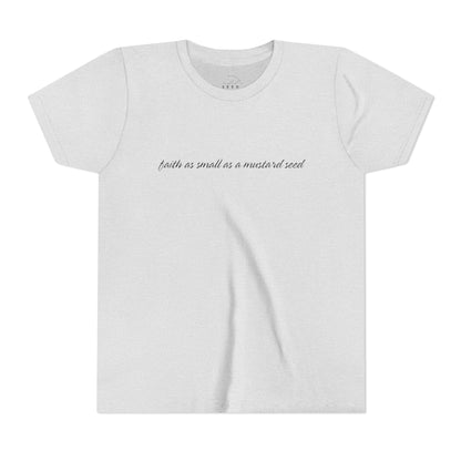kid's faith as small as a mustard seed word // unisex