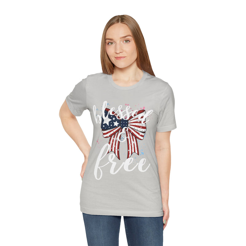 Blessed and Free Christian T-Shirt – Super Soft Sensory-Friendly Faith Tee