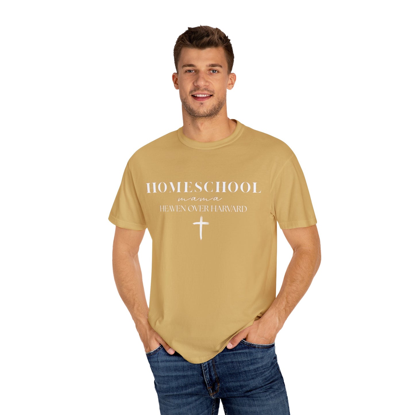 Homeschool Life T-Shirt, Unisex Garment-Dyed Tee, Relaxed Fit, Gift for Homeschool Families, Casual Wear, Educational Humor Shirt