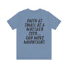 Mustard Seed Moves Mountains Christian T-Shirt – Super Soft Faith-Inspired Unisex Tee