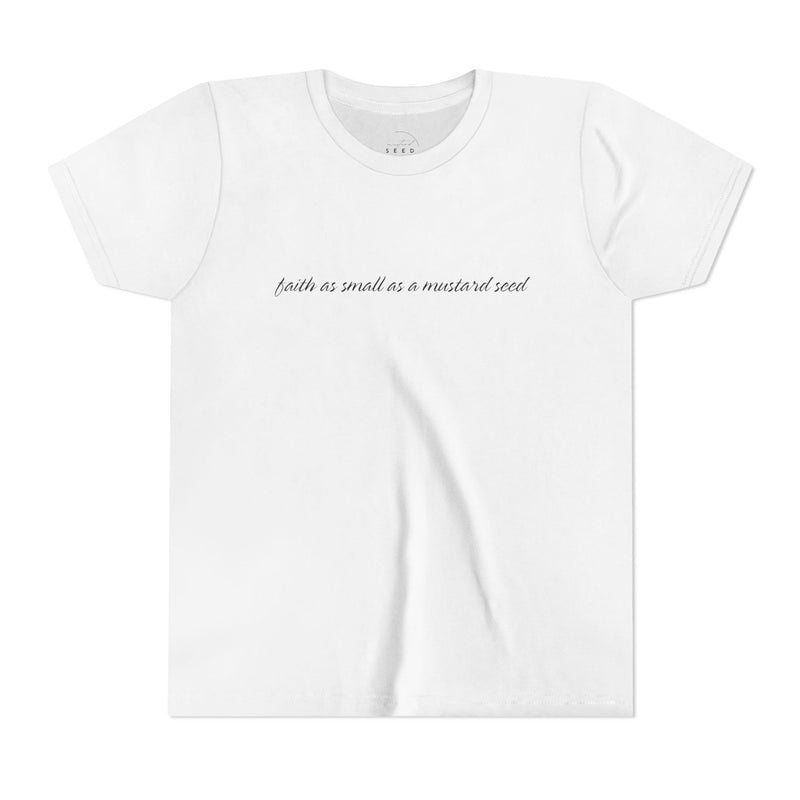 kid's faith as small as a mustard seed word // unisex