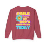 Smiley Face Wake Up List Sweatshirt // unisex