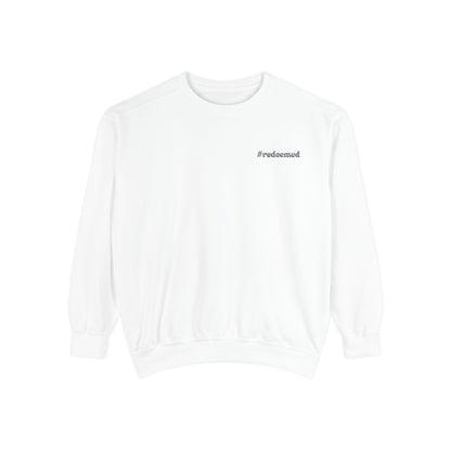 #redeemed Embroidered Sweatshirt// unisex