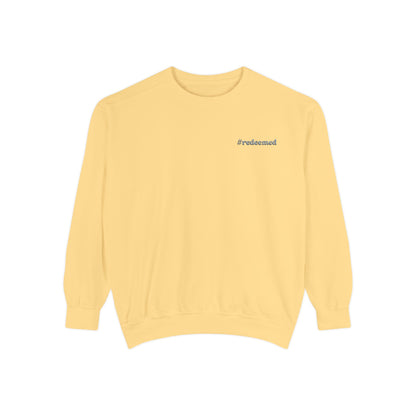 #redeemed Embroidered Sweatshirt// unisex