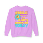 Smiley Face Wake Up List Sweatshirt // unisex