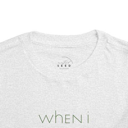 toddler’s When I Grow Up // unisex