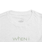 toddler’s When I Grow Up // unisex