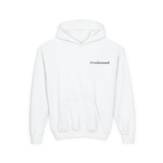 kid's #redeemed embroidered hoodie // unisex