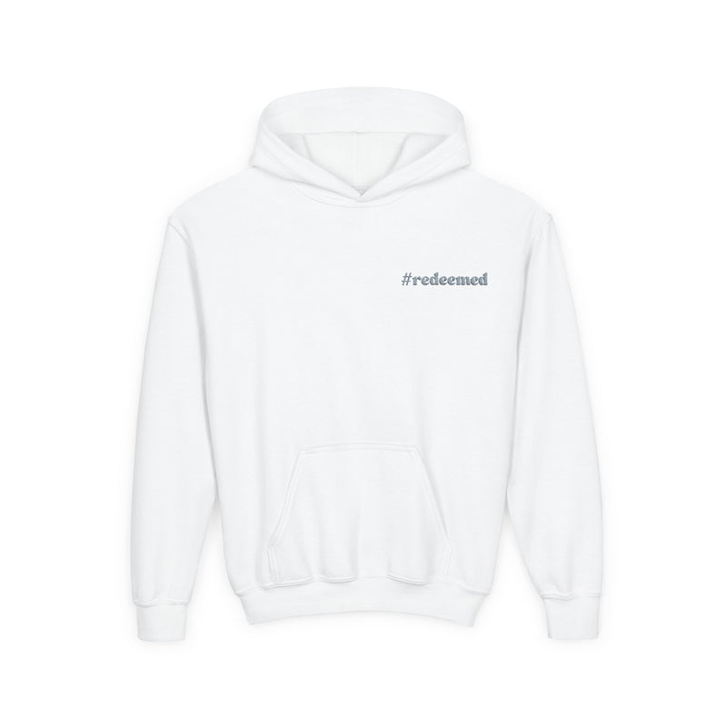 kid's #redeemed embroidered hoodie // unisex