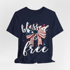 Blessed and Free Christian T-Shirt – Super Soft Sensory-Friendly Faith Tee