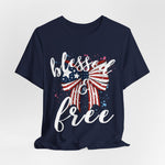 Blessed and Free Christian T-Shirt – Super Soft Sensory-Friendly Faith Tee