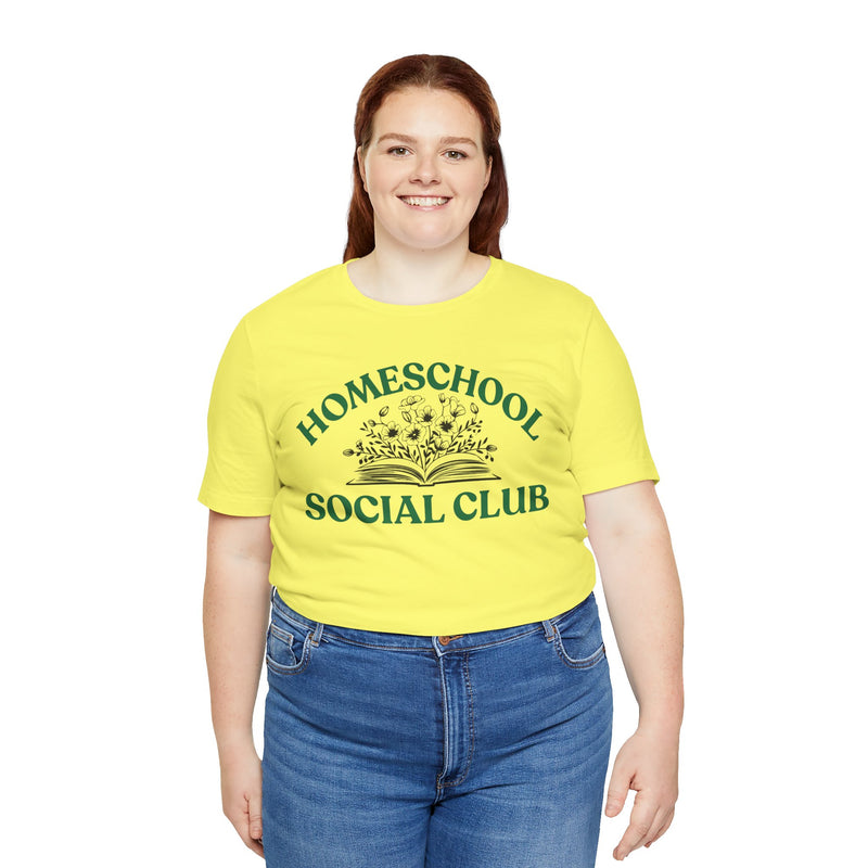 Homeschool Social Club Mom Tee - Unisex Jersey Short Sleeve