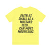 Mustard Seed Moves Mountains Christian T-Shirt – Super Soft Faith-Inspired Unisex Tee