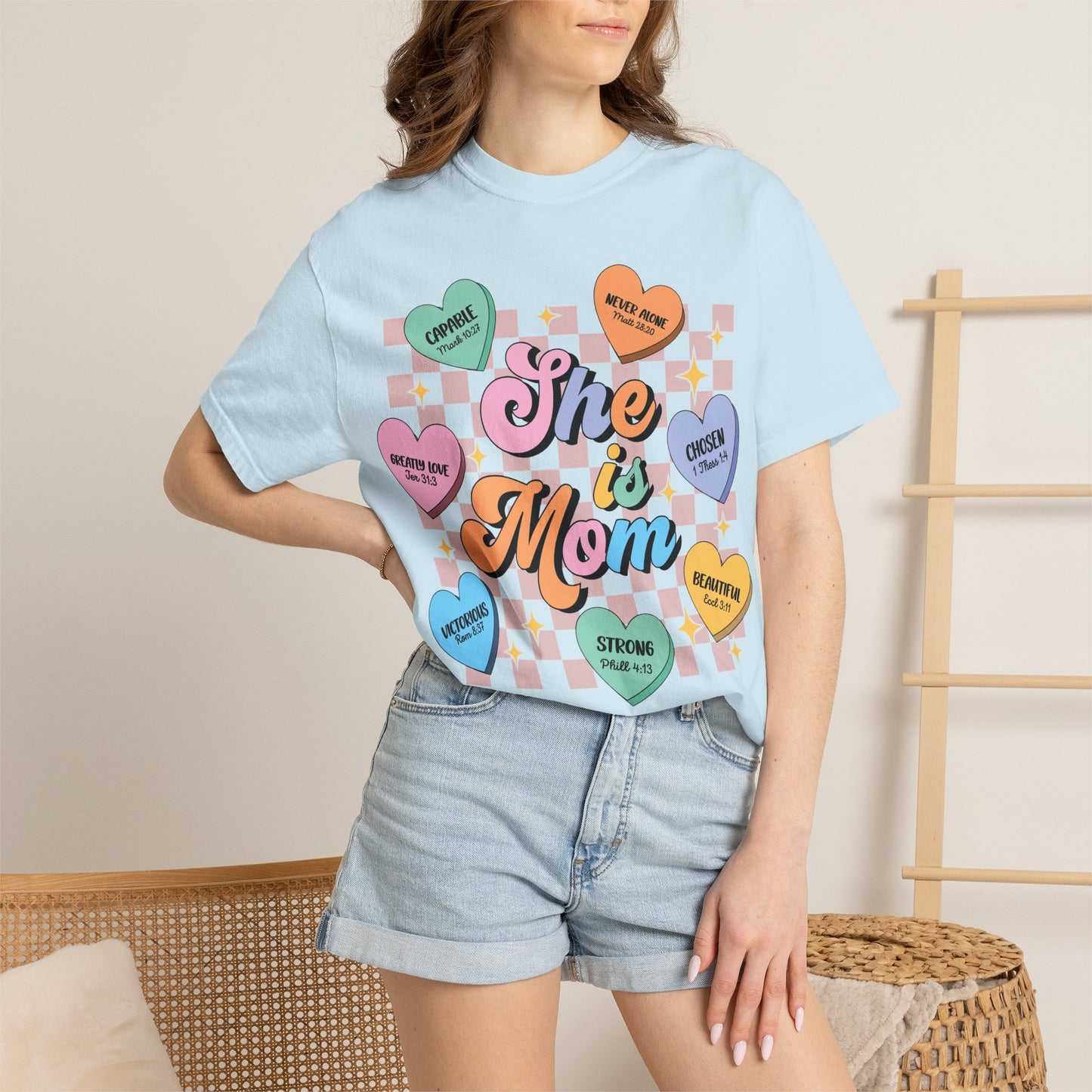 She is Mom Graphic T-Shirt