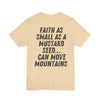 Mustard Seed Moves Mountains Christian T-Shirt – Super Soft Faith-Inspired Unisex Tee