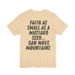 Mustard Seed Moves Mountains Christian T-Shirt – Super Soft Faith-Inspired Unisex Tee