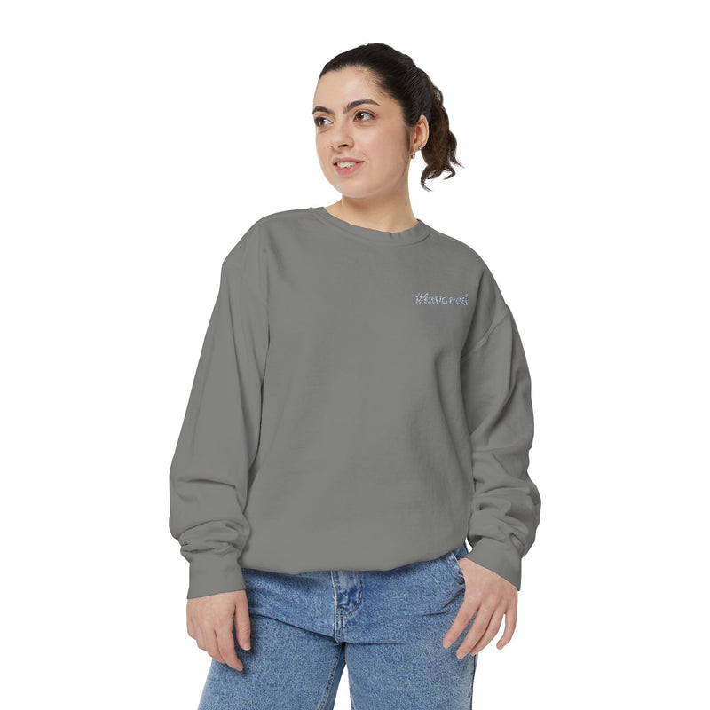 #Favored Embroidered Christian Sweater – Faith-Inspired Unisex Pullover