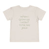 toddler’s When I Grow Up // unisex