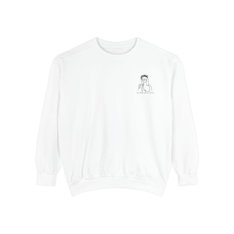 My God did not fail embroidered Sweatshirt// unisex