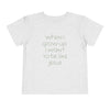 toddler’s When I Grow Up // unisex