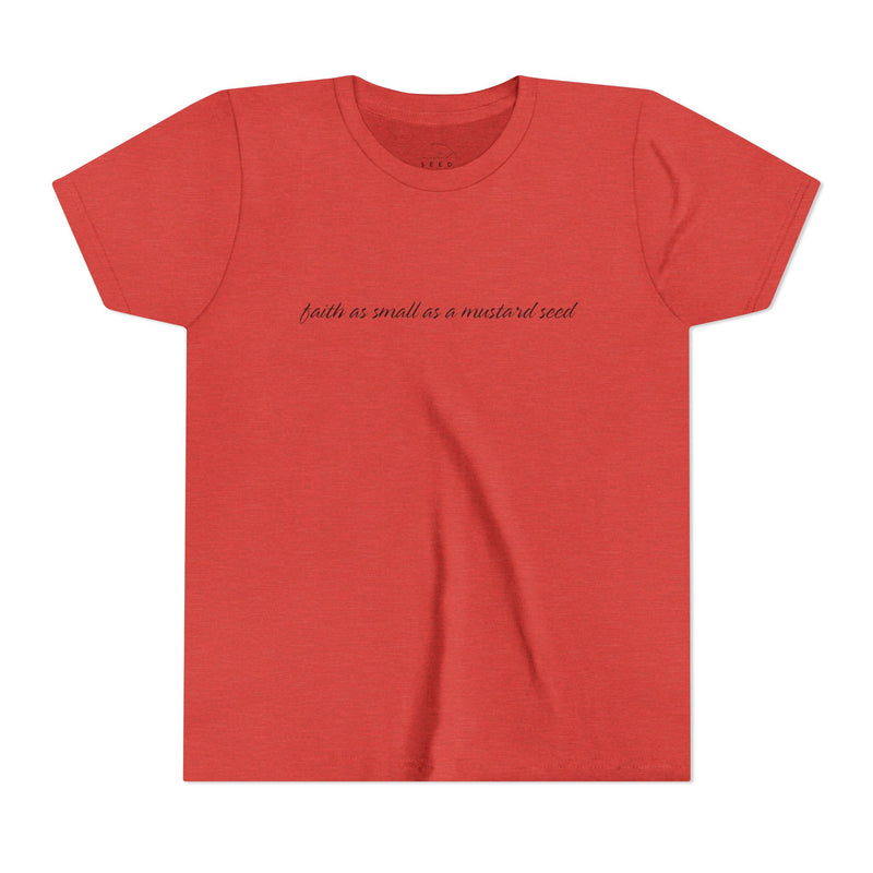 kid's faith as small as a mustard seed word // unisex