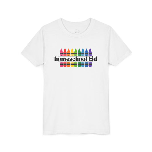 Homeschool Kid Crayon T-Shirt