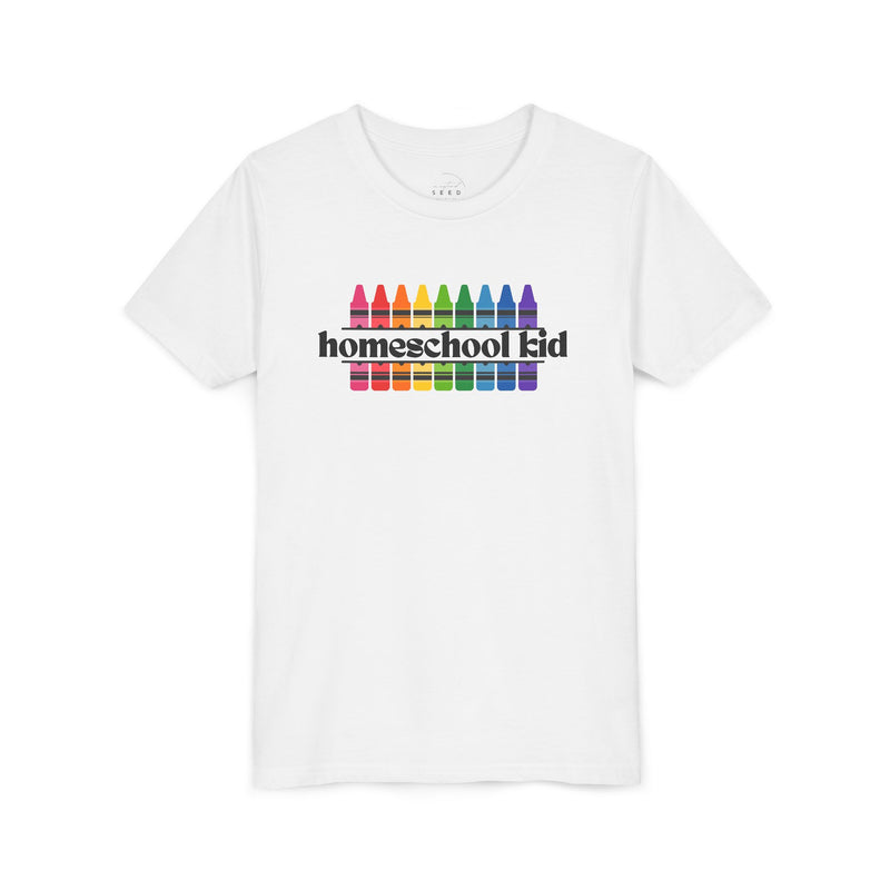 Homeschool Kid Crayon T-Shirt