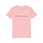 kid's faith as small as a mustard seed word // unisex