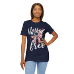 Blessed and Free Christian T-Shirt – Super Soft Sensory-Friendly Faith Tee
