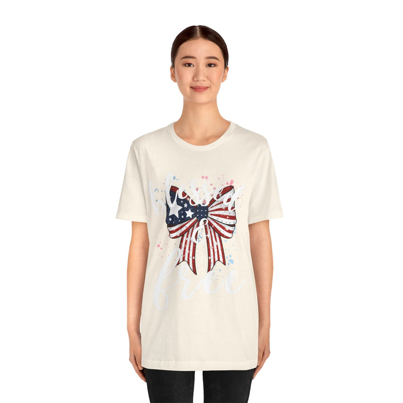 Blessed and Free Christian T-Shirt – Super Soft Sensory-Friendly Faith Tee