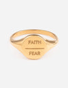 Faith Over Fear Ring